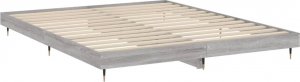 vidaXL Rama łóżka, szary dąb sonoma, 160x200cm materiał drewnopochodny 5