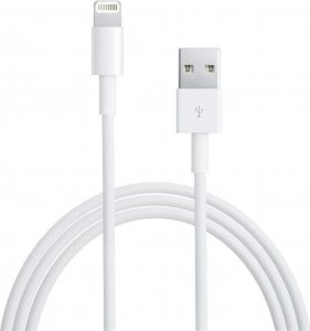 Kabel USB 4kom.pl USB-A - Lightning 1 m Biały 1