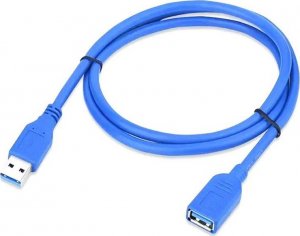 Kabel USB Aptel USB-A - USB-A 1.5 m Niebieski (KP9A) 2