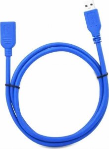 Kabel USB Aptel USB-A - USB-A 1.5 m Niebieski (KP9A) 4
