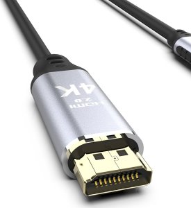Kabel USB Cian Technology USB-C - HDMI 2 m Czarny (ITCH-02TX) 4