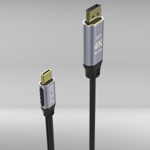 Kabel USB Cian Technology USB-C - DisplayPort 2 m Czarny (ITCD-02TX) 9