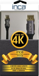 Kabel USB Cian Technology USB-C - DisplayPort 2 m Czarny (ITCD-02TX) 10