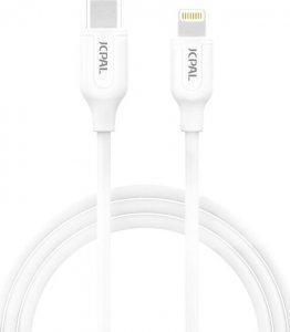 Kabel USB JCPAL LINX USB-C TO LIGHTNING CABLE 1M WHITE 1