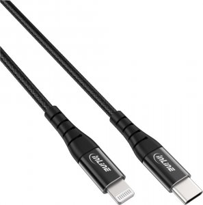 Kabel USB InLine USB-C - Lightning 1 m Czarny (31450D) 1