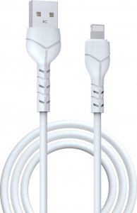 Kabel USB Devia Devia kabel Kintone USB - Lightning 1,0 m 2,1A biały 1