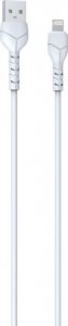 Kabel USB Devia Devia kabel Kintone USB - Lightning 1,0 m 2,1A biały 2