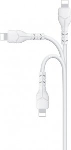 Kabel USB Devia Devia kabel Kintone USB - Lightning 1,0 m 2,1A biały 5