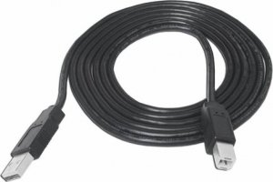 Kabel USB TelForceOne Kabel do drukarki USB A - USB B 1.5m czarny TFO Supplies Line 1