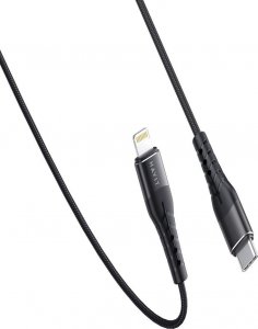 Kabel USB Havit HAVIT kabel  HV-RH14 USB-C - Lightning  1,2m czarny 1