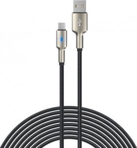 Kabel USB Devia Devia kabel Mars USB - USB-C 1,5 m 2,1A czarny 1