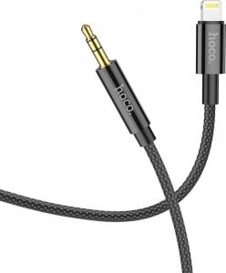 Kabel USB HOCO Audio Kabel - UPA19 AUX jack 3.5mm na lightning czarny 1