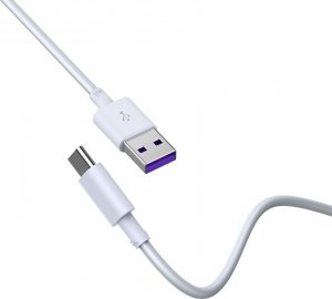 Kabel USB Devia Devia kabel Shark USB - USB-C 1,5 m 5A biały 2