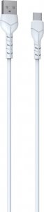 Kabel USB Devia Devia kabel Kintone USB - USB-C 1,0 m 2,1A biały 2