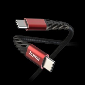 Kabel USB Hama USB-C - USB-C 1.5 m Czarny (002015420000) 2