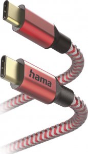Kabel USB Hama USB-C - USB-C 1.5 m Czerwony (002015600000) 3