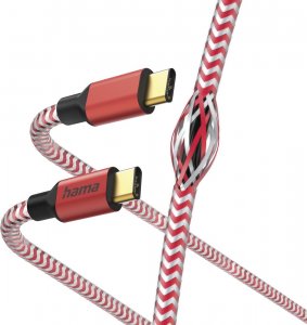 Kabel USB Hama USB-C - USB-C 1.5 m Czerwony (002015600000) 4