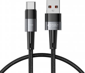 Kabel USB Tech-Protect USB-A - USB-C 0.25 m Szary (THP2006) 1