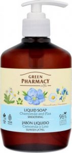 Elfa Pharm Green Pharmacy Mydło w płynie z Olejem z nasion Lnu i Rumiankiem  460ml 1