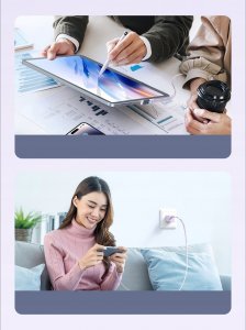 Kabel USB Mcdodo Lightning - USB-C 1.2 m Fioletowy 7