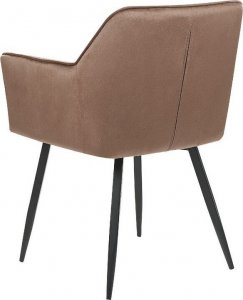 Beliani Zestaw 2 krzeseł do jadalni welurowy brązowy JASMIN 5