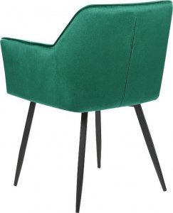 Beliani Zestaw 2 krzeseł do jadalni welurowy szmaragdowy JASMIN 5