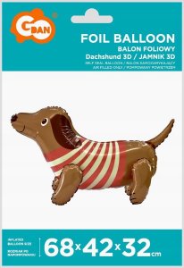 GoDan Balon foliowy Jamnik 3D BF-AP3D 84082 2