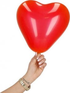 Springos Balony serca na walantynki, urodziny 100 szt. czerwone serduszka UNIWERSALNY 7