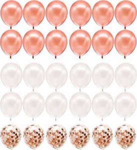 Springos Balony na 18 urodziny zestaw 53 szt. napis happy birthday rosegold UNIWERSALNY 4