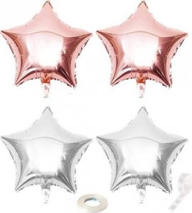 Springos Balony na 18 urodziny zestaw 53 szt. napis happy birthday rosegold UNIWERSALNY 5