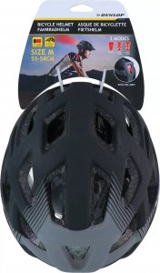 Dunlop Kask rowerowy męski damski LED DUNLOP M 3
