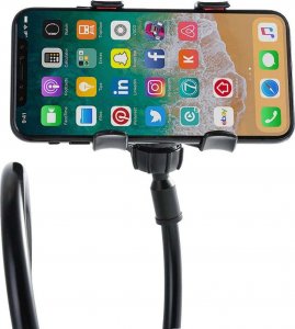 Alogy Alogy Uchwyt elastyczny z klipsem na biurko statyw giętki Holder uniwersalny na telefon / Czarny 6