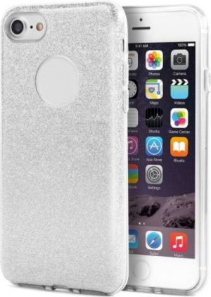 Glitter Nakładka 3in1 do iPhone 7 srebrna (GSM028077) 1