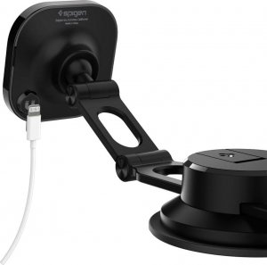 Spigen Uchwyt samochodowy magnetyczny Spigen ITS35-3 OneTap MagSafe Windshield & Dashboard Car Mount Black 4