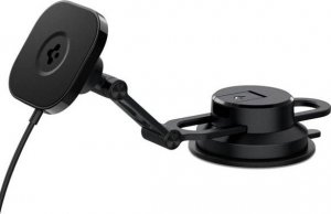 Uchwyt samochodowy Spigen ITS35W-3 Onetap Pro 3 Magnetic do MagSafe Windshield & Dashboard Car Mount Wireless Charger black 3