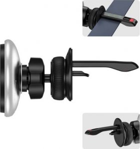 Tech-Protect TECH-PROTECT MM15W-V3 MAGNETIC MAGSAFE VENT CAR MOUNT WIRELESS CHARGER 15W BLACK 5