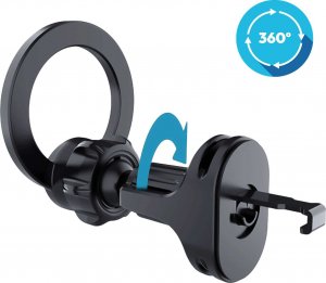 Alogy Uchwyt samochodowy uniwersalny Alogy Air Vent Car magnetyczny do MagSafe do iPhone 14 13 12 do kratki czarny 5