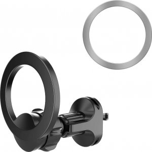 Alogy Uchwyt samochodowy uniwersalny Alogy Air Vent Car magnetyczny do MagSafe do iPhone 14 13 12 do kratki czarny 6