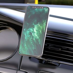 Alogy Uchwyt samochodowy uniwersalny Alogy Air Vent Car magnetyczny do MagSafe do iPhone 14 13 12 do kratki czarny 10