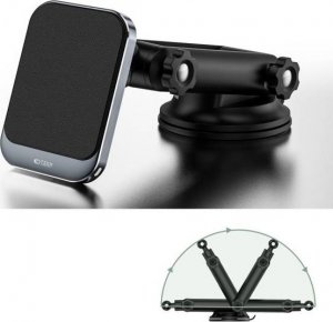 Tech-Protect TECH-PROTECT MM15W-V2 MAGNETIC MAGSAFE DASHBOARD CAR MOUNT WIRELESS CHARGER 15W BLACK 5