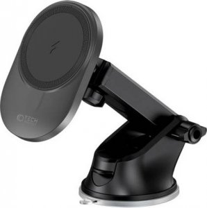 Tech-Protect TECH-PROTECT MM15W-V1 MAGNETIC MAGSAFE DASHBOARD & VENT CAR MOUNT WIRELESS CHARGER 15W BLACK 3