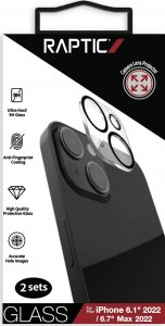 Raptic RAPTIC X-DORIA CAMERA PROTECTOR GLASS 2X SZKŁO HARTOWANE IPHONE 14 NA APARAT KAMERĘ OBIEKTYW 2