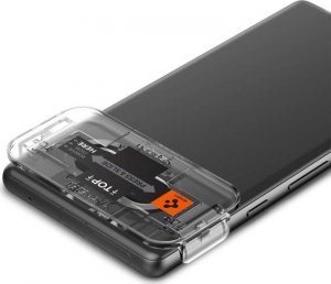 Spigen Szkło hartowane na aparat - Google Pixel 7a Black 6