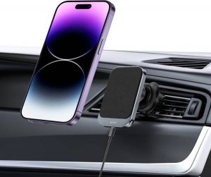 Tech-Protect TECH-PROTECT MM15W-V2 MAGNETIC MAGSAFE VENT CAR MOUNT WIRELESS CHARGER 15W BLACK 7