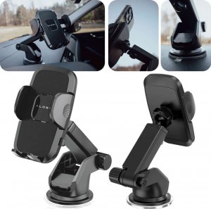 Alogy Uchwyt samochodowy 2w1 Alogy do telefonu 6.5" grawitacyjny na szybę, deskę rozdzielczą, kratkę Easy One Touch + Organizer 21