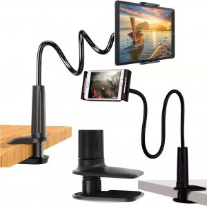 Alogy Alogy Uchwyt giętki na telefon Flexible Arm Phone Holder do biurka blatu elastyczne ramię Czarny 13