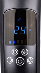 Wentylator Powermat Wentylator podłogowy 135cm 80W LCD Powermat ST-5 + pilot 5