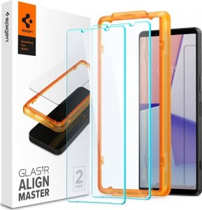 Spigen Spigen ALM Glas.Tr  Slim Sony Xperia 1 V 2 szt. szkło hartowane AGL06430 1