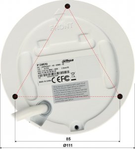 Kamera IP Dahua Technology KAMERA WANDALOODPORNA IP IPC-HDBW3541F-AS-0280B-S2 - 5&nbsp;Mpx 2.8&nbsp;mm DAHUA 3