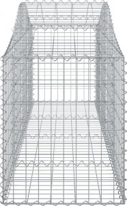 vidaXL vidaXL Kosze gabionowe, 30 szt, 200x50x60/80 cm, galwanizowane żelazo 5
